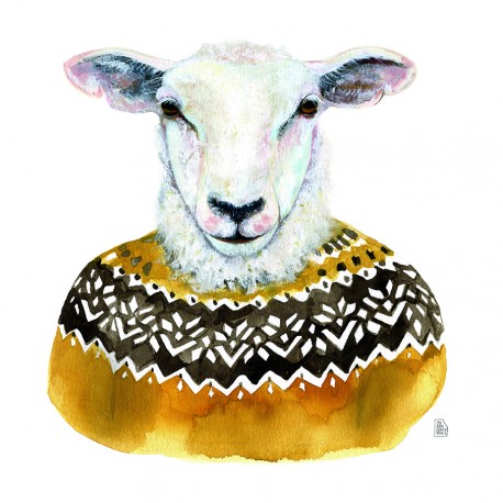 Sheep with jersey