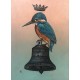  River kingfisher on bell